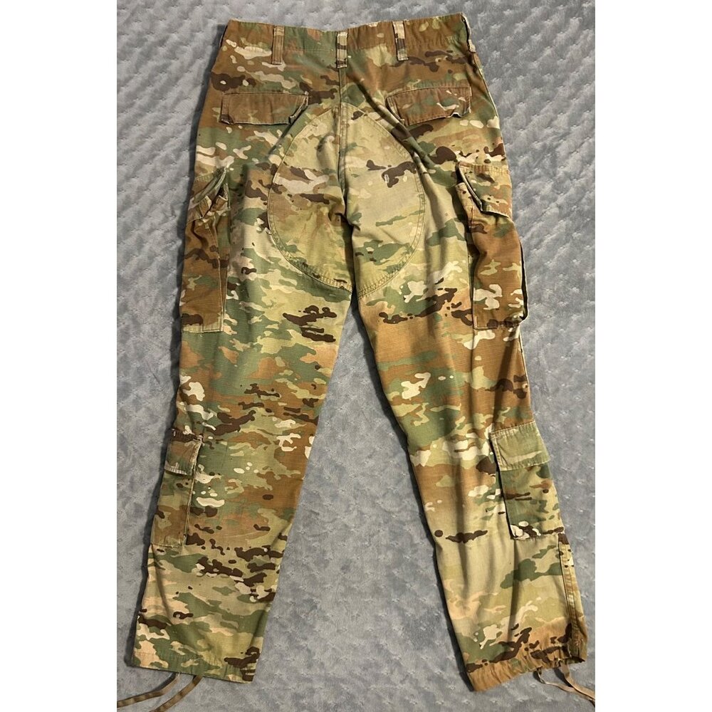 US Army Military Tactical Camouflage Ripstop Cargo Pants 31x29.5 Unisex Combat - Picture 2 of 12